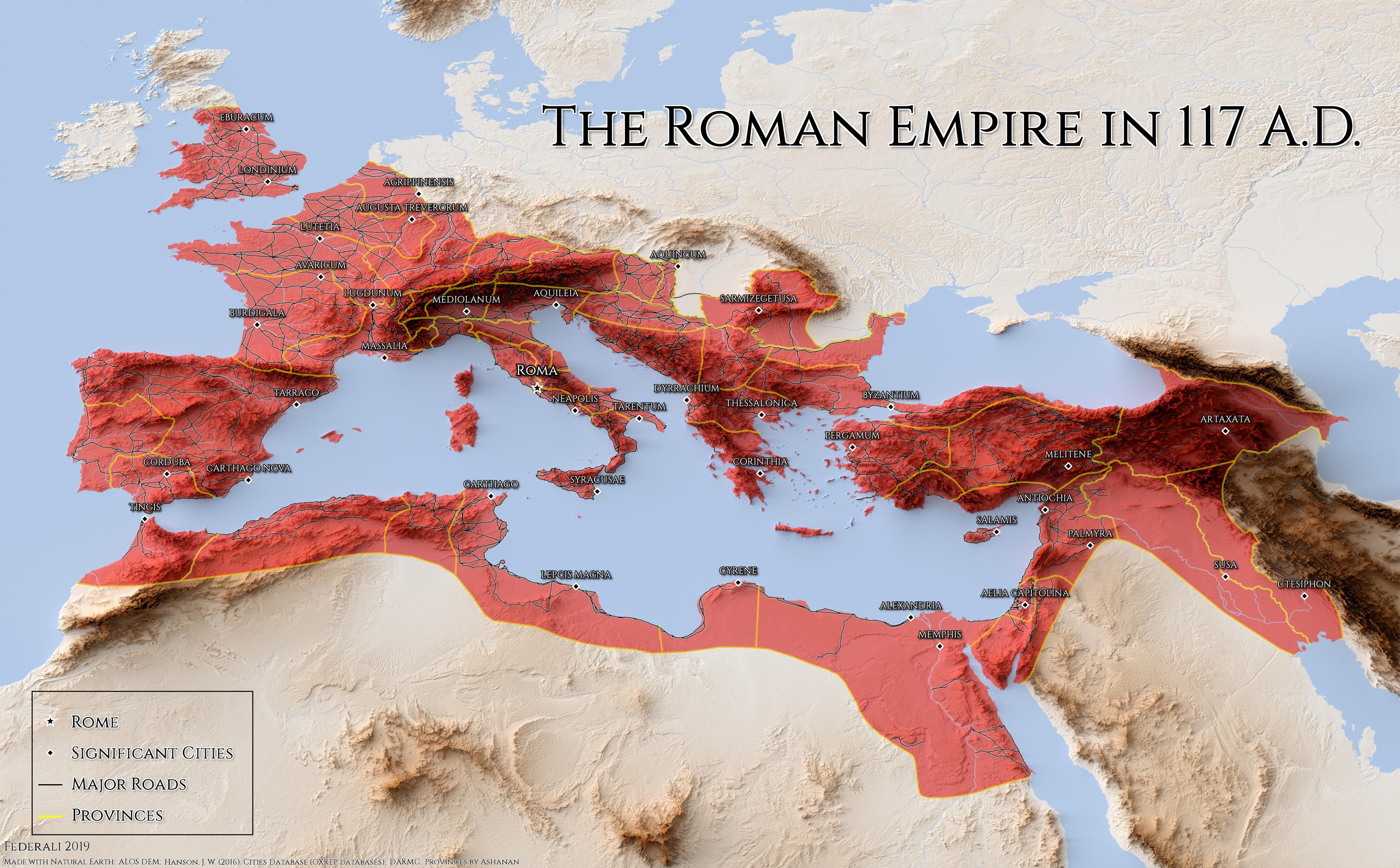Pax Romana — Roman roads